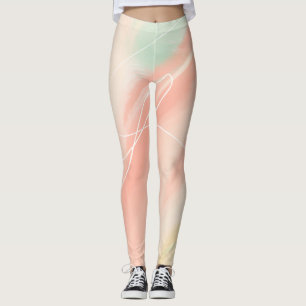 Pastel Dreams Abstrakte Kunst Leggings