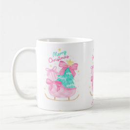 pastel dreams blue,pink and yellow sleigh gift kaffeetasse