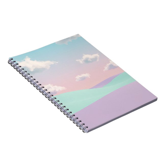 Pastel Dreamscape Notizblock (Rechte Seite)