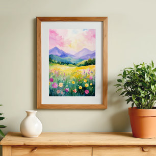 Pastel Dreamscape Vanilla Club Poster