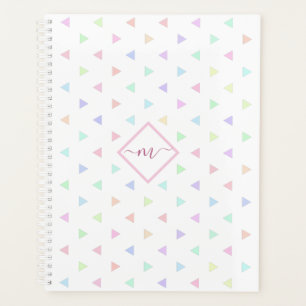 Pastel Dreiecke Muster Multicolor Planer