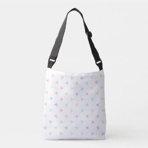 Pastel Dreiecke Muster Multicolor Tragetaschen Mit Langen Trägern