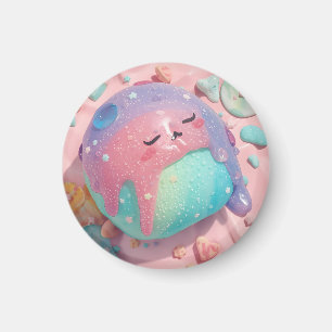 Pastel-Drip-Kawaii-Süßigkeiten-Charakter-Kunst Magnet