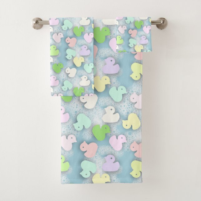 Pastel Ducks - Milchbad  Badhandtuch Set (Insitu)