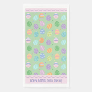 Pastel Easter Egg Set Papp Napkin Serviette