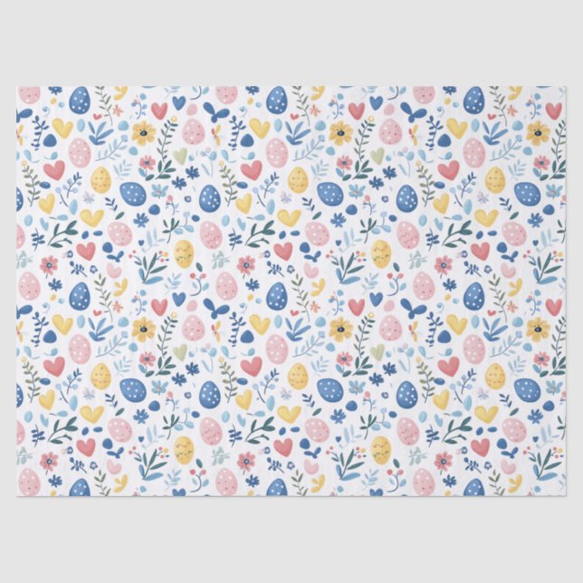 Pastel Easter Mini-Print - 10lb, 17"x23" Seidenpapier (Vorderseite)