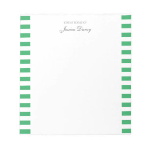 Pastel Elegante Klassische Schrift Große Idee Notizblock