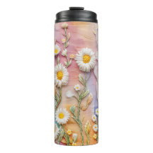 PASTEL EMBROIDERY SEHEN DAISY-BLUME