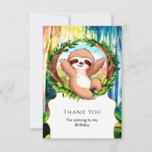 Pastel Enchanted Sloth Geburtstag