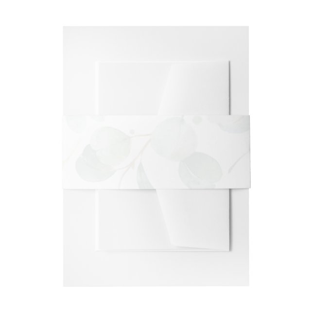 Pastel Eucalyptus Einladungsbanderole (Vorderseite Beispiel)