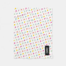 Pastel F-15 Adler Fighter Jet Baby Blanket Fleecedecke