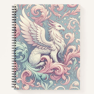 Pastel Fantasy Griffin Notizbuch