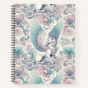 Pastel Fantasy Griffin Notizbuch
