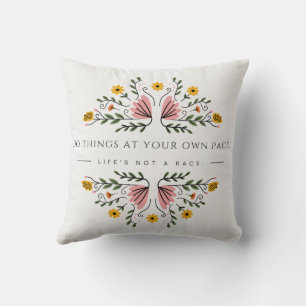 Pastel Feminine Blume Kissen