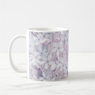 Pastel Flamingo Dschungelliebe 4 #kunst #tropisch Kaffeetasse