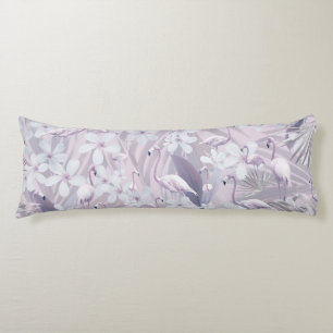 Pastel Flamingo Jungle Liebe 4 #art #tropical Seitenschläferkissen