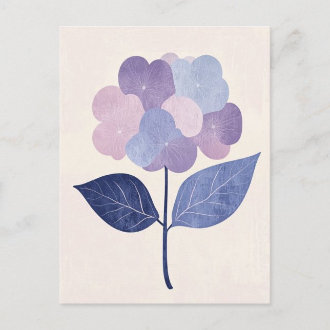 Pastel Flora in Stille #089 Postkarte (Vorderseite)