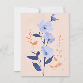 Pastel Flora in Stille #091 Postkarte