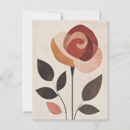 Pastel Flora in Stille #095 Postkarte