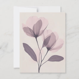 Pastel Flora in Stille #100 Postkarte