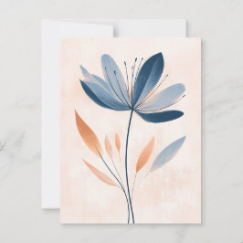 Pastel Flora in Stille #104 Postkarte