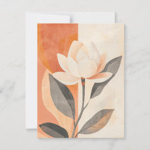 Pastel Flora in Stille #106 Postkarte