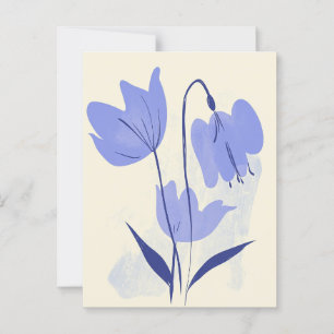 Pastel Flora in Stille #110 Postkarte