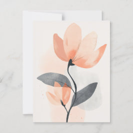 Pastel Flora in Stille #111 Postkarte