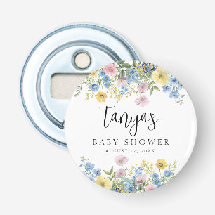 Pastel Floral Baby in Bloom Baby Dusche Flaschenöffner
