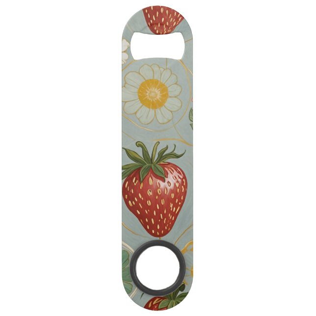 Pastel Floral & Berry Delight Speed Flaschenöffner (Vorderseite)