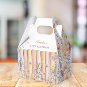 Pastel Floral Book Theme Kinderdusche Geschenkschachtel