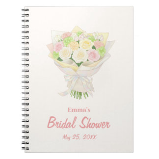 Pastel Floral Bridal Shower – Japanese Notizblock