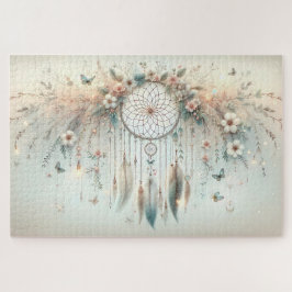 Pastel Floral Butterfly Dreamcatcher