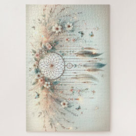 Pastel Floral Butterfly Dreamcatcher