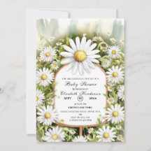 Pastel Floral Daisy Baby Shower
