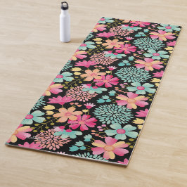 Pastel Floral Designer Yoga Übungsmat Yogamatte