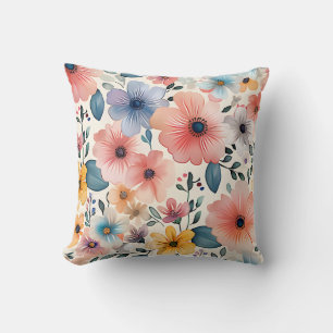 Pastel Floral Fantasy Kissen