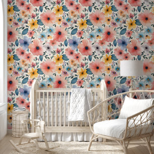 Pastel Floral Fantasy Tapete
