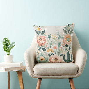 Pastel Floral Fiesta Kissen