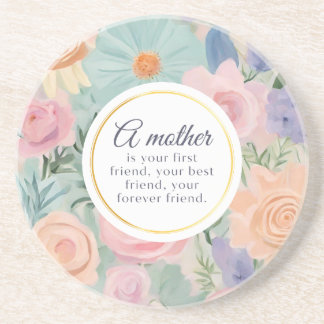 Pastel Floral Garden Dessous de verre de la fête d