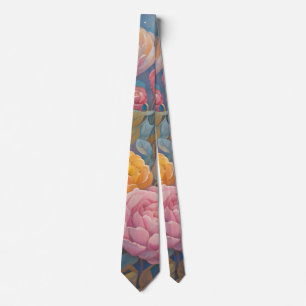 Pastel Floral Garden Krawatte