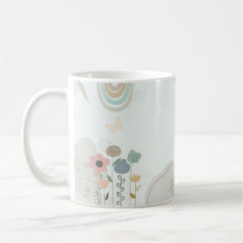 Pastel Floral Growth Mug Kaffeetasse