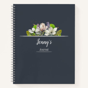 Pastel Floral Journal Notizbuch