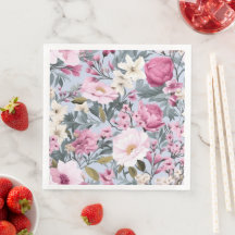 Pastel-Floral-Medley Nahtlose Muster