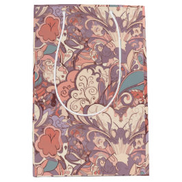 Pastel Floral Mittlere Geschenktüte