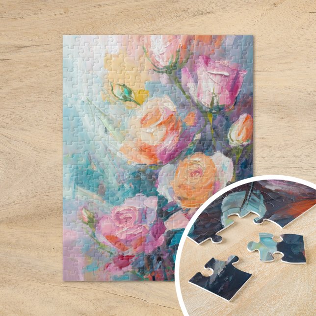 Pastel Floral Modernes impressionistisches Gemälde (Von Creator hochgeladen)