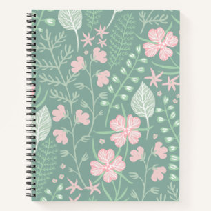 Pastel Floral Notizbuch