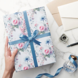 Pastel Floral Osterlust Niedliches Schleifpapier Geschenkpapier