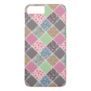 Pastel Floral Quilt Square Case-Mate iPhone Hülle