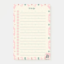 Pastel Floral To Do List Planner Design